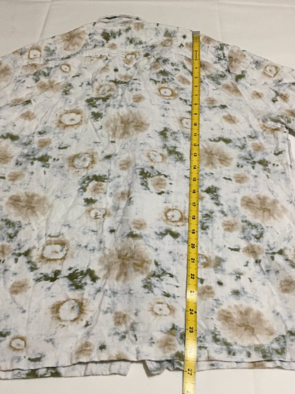 Porter and Ash Camp Short Sleeve Shirt Mens XL Linen Blend Beach Summer Floral - Picture 7 of 7